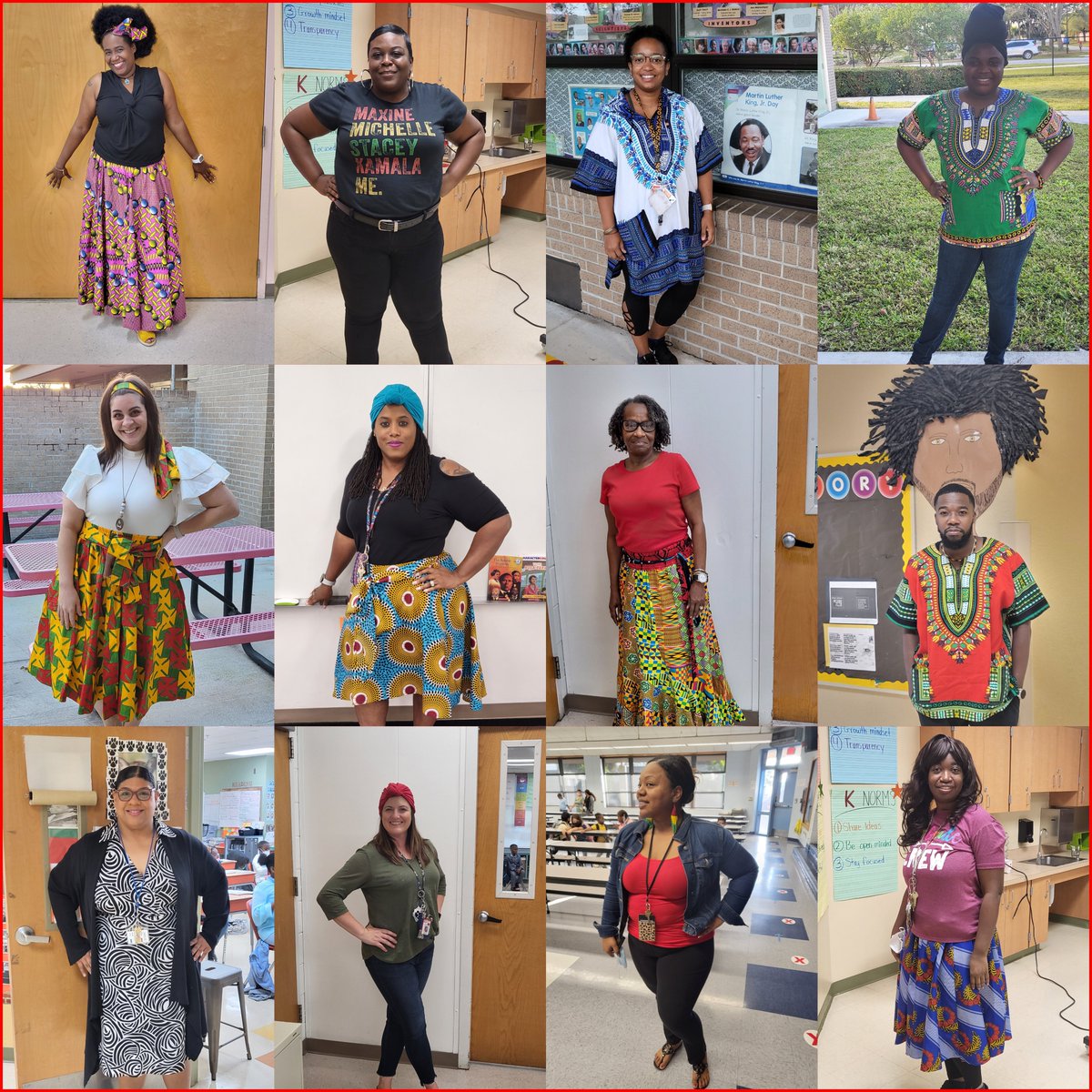 ESOL4LIFE's tweet photo. Seminole Trails Elementary celebrating "Black History Month" in style. https://t.co/LQvcqWCyOS