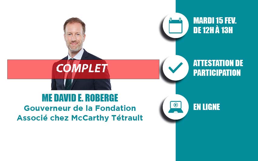 📣 Nous aurons le plaisir d’accueillir + de 450 professionnels de tout horizon! Merci pour l’intérêt que vous portez à nos activités!
Prochaine💻: 22 mars
Les faits saillants de la réforme de la Charte de la langue française pour les employeurs du Québec ➡️bit.ly/3gHgICe
