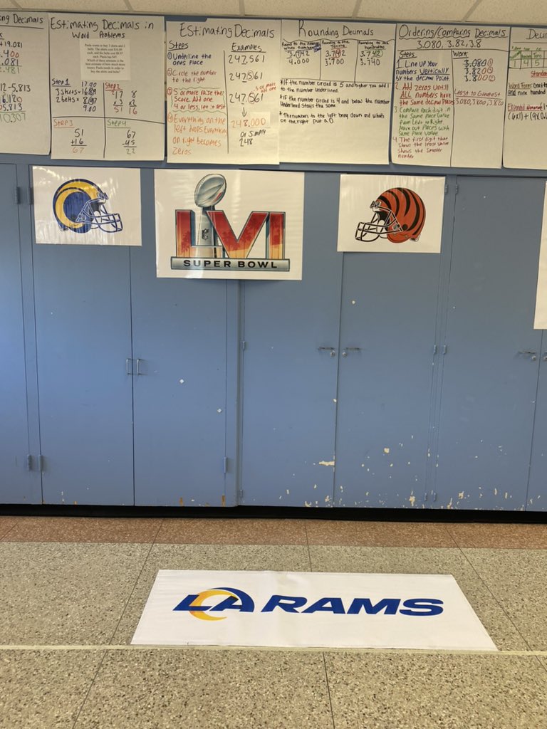 SalgadoE09's tweet photo. @gmfb @nflnetwork @Bengals @RamsNFL The field is set for the 5th Grade Math Super Bowl! #BlackshearElementary, #OdessaTx🏈 https://t.co/UzCuo7ZSbN