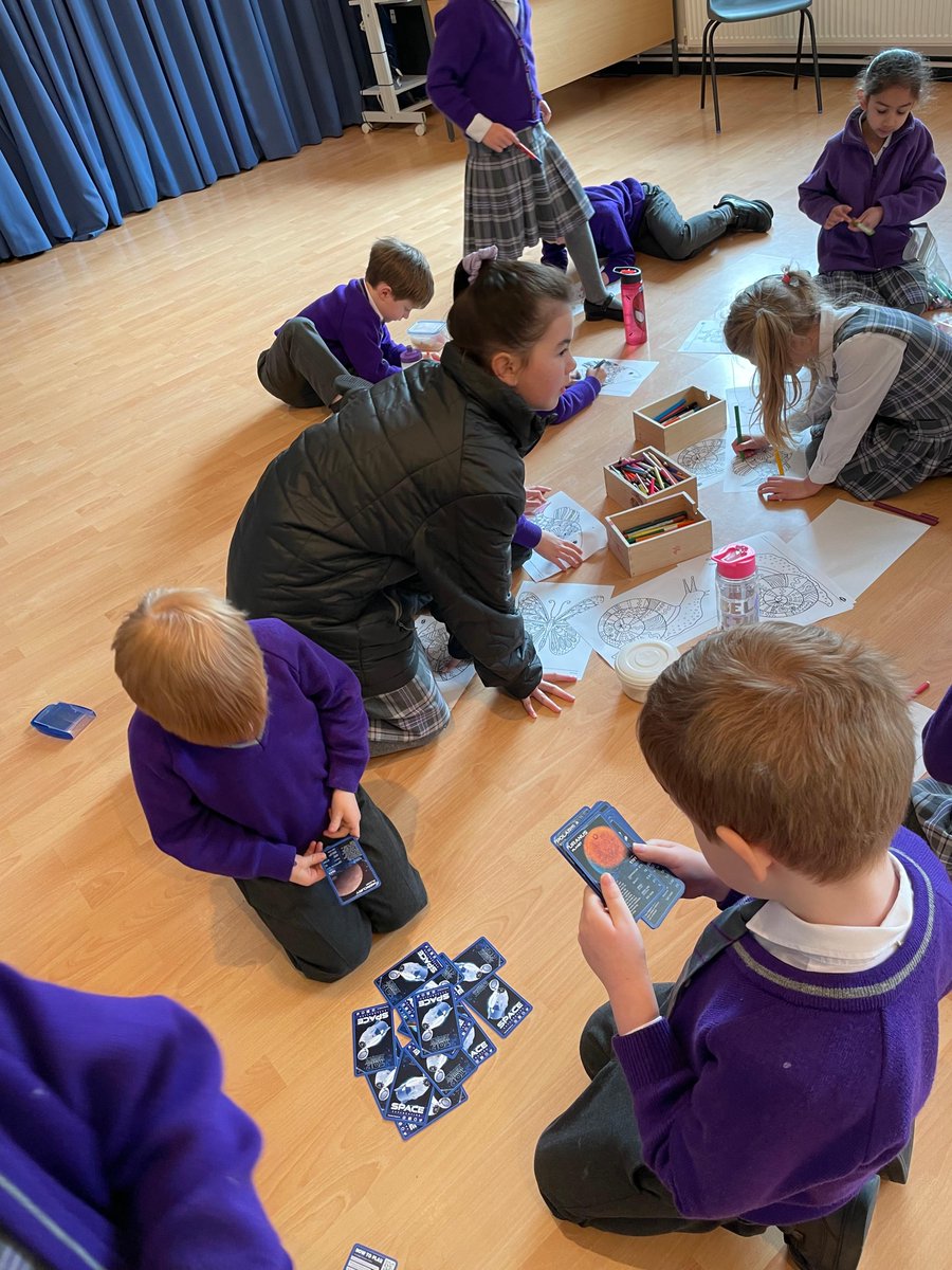BPS_Wellbeing's tweet photo. Our Wellbeing leaders have given up their break times this week to organise mindfulness colouring and Top Trumps for each year group )from Y1-6). #BPS_Values #Compassionate #ChildrensMentalHealthWeek #Mindfulness #Wellbeing https://t.co/XGGK28qDkZ