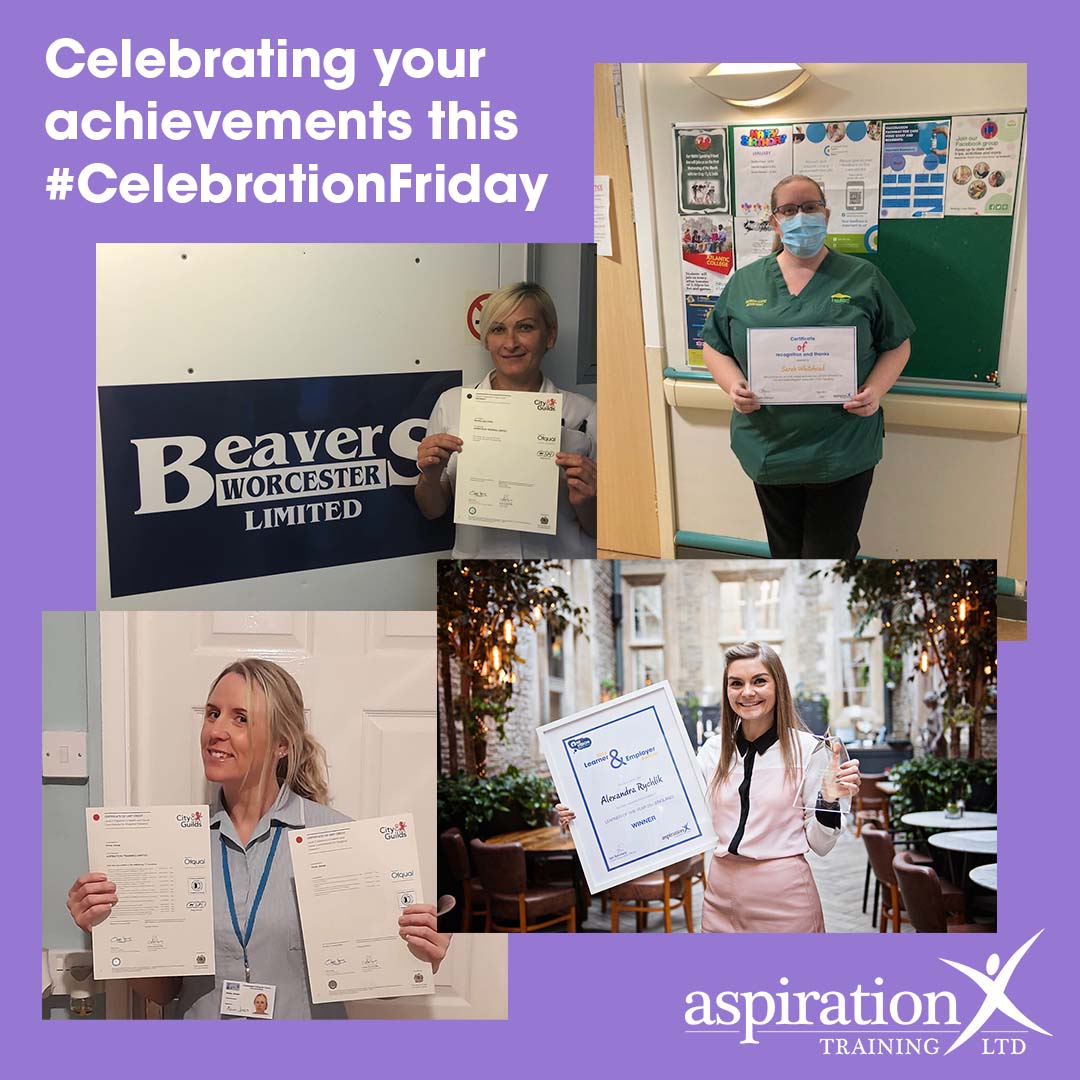 We would also like to congratulate a few of our learners who have achieved certificates for their hard work and efforts this year. All of us at Aspiration Training wish you the best of luck for the your futures ahead. #CelebrationFriday #BuildTheFuture #NAW2022 #Apprenticeships