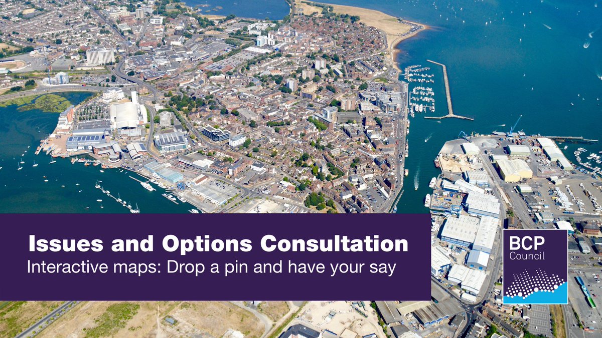 Have you seen our interactive maps in our Local Plan consultation? It is an easy way for you to tell us what you think by dropping a pin and leaving a comment. If you need help to do this you can watch our instructional video: haveyoursay.bcpcouncil.gov.uk/localplan.
 
#BCPLocalPlan