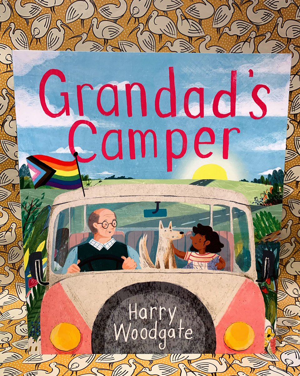 First on our #WCBP22 Illustrated Shortlist is #GrandadsCamper by Harry Woodgate - heartfelt and beautifully illustrated, this is the story of a grandad reliving his best times with his partner and making new memories with his granddaughter