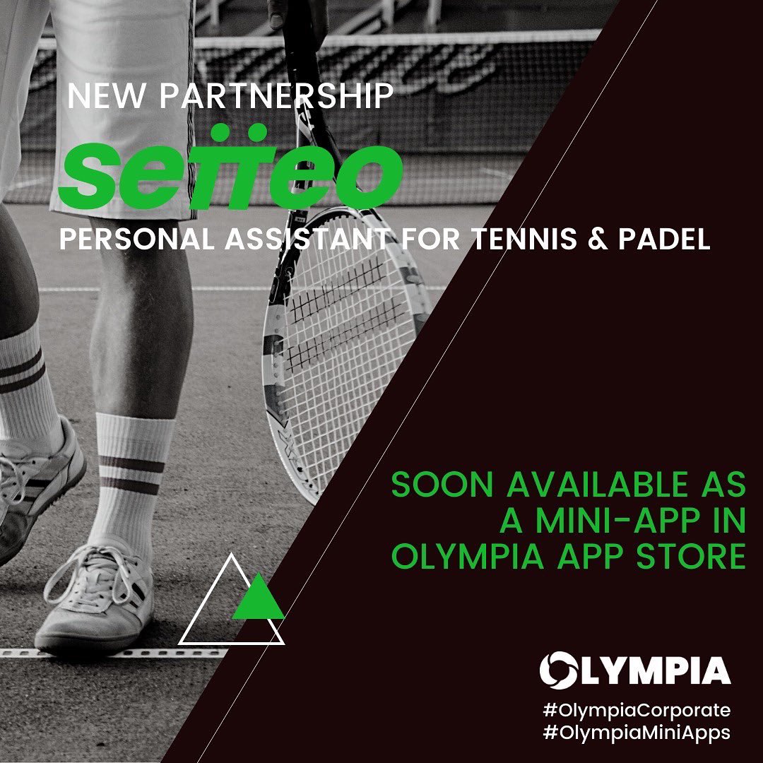 MovnApp's tweet photo. We are delighted to announce our new partnership with #SETTEO! 🚀
SETTEO is a leading social platform for tennis & padel players. It counts on 300k users. It works 24/7 to organize matches, play competitions, book venues, and find partners proactively. https://t.co/vurM3jsdal