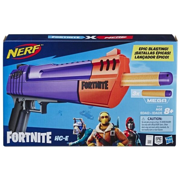 Designed in Fortnite Fashion
Nerf Fortnite HC-E Blaster
3 Darts included #nerfnation #hasbro #fortnitefanatics ON SALE NOW
$28.78

toys4pawsllc.com/shop/ols/produ…