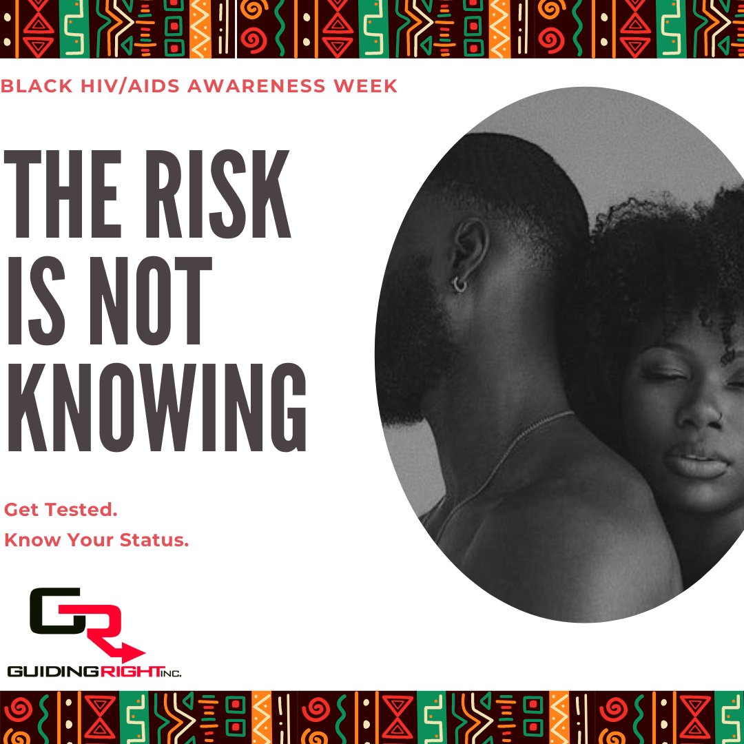 guidingrightinc's tweet photo. All week we are honoring National Black HIV/AIDS Awareness Day (Feb.7th). Come get tested at our N.E location and enter to win 2 FREE Oklahoma City Thunder vs. Milwaukee Bucks tickets for March 8th! The winner will be announced on Valentine's Day.
Get tested. Know your status. https://t.co/QNe3ffGQKk