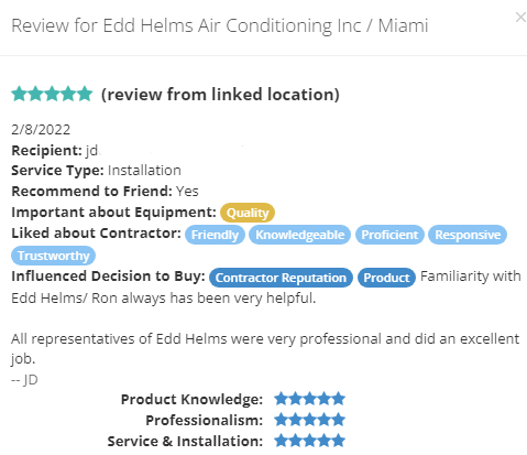 EddHelmsGroup's tweet photo. ⭐ #5StarReview ⭐ #EddHelms #ACInstallation #Ruud #HVAC https://t.co/xKUkKNdFrk