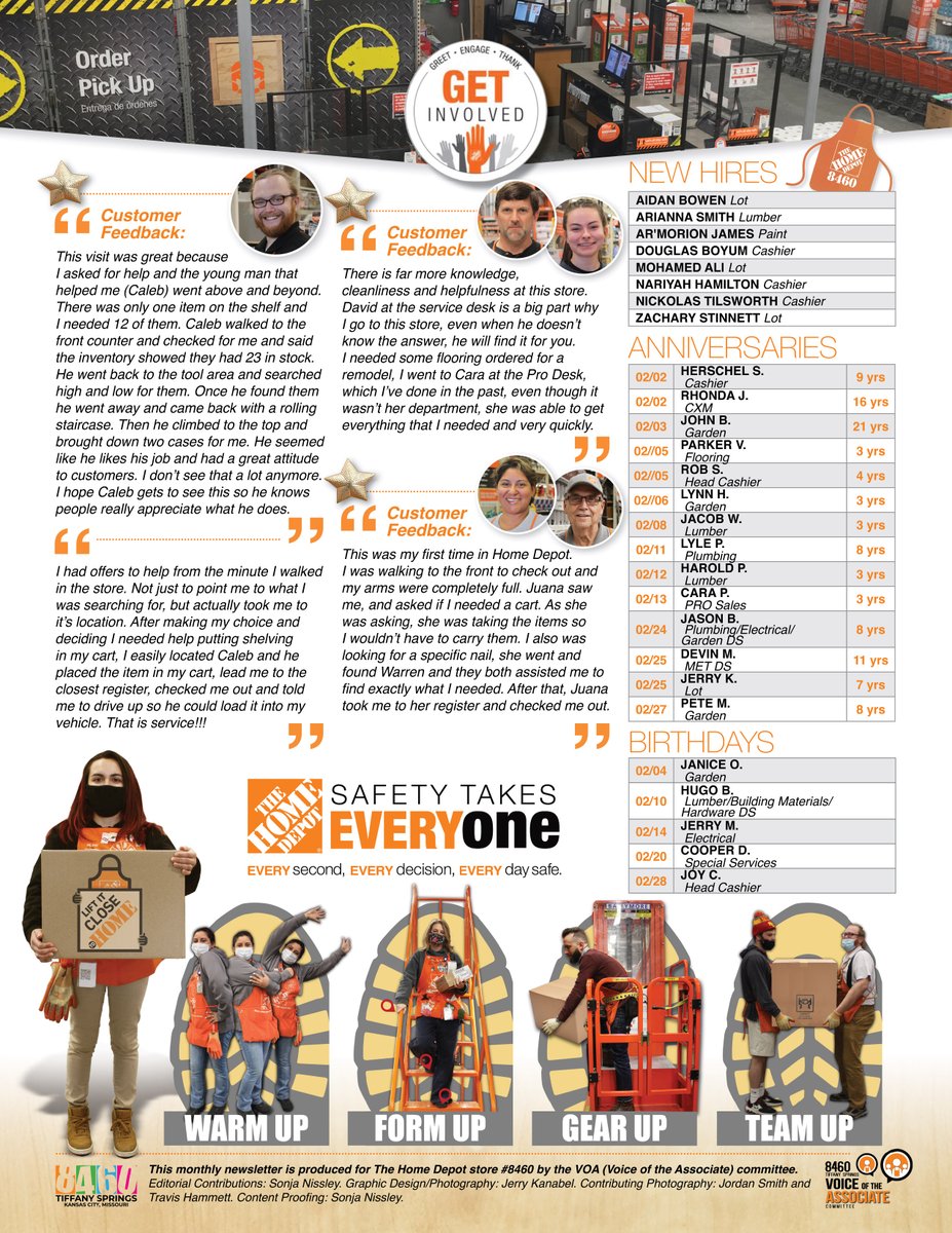 JerryKanabel's tweet photo. Finished the design for our store newsletter, the ORANGE PEEL. Cover celebrates our newly appointed CXM's. So PROUD of both of them. Always a pleasure to design and showcase our WONDERFUL associates at 8460. @ShowMeShawnD196 @Melissa_DHRM196 @CampSweenScott https://t.co/rEDWW1MRnv