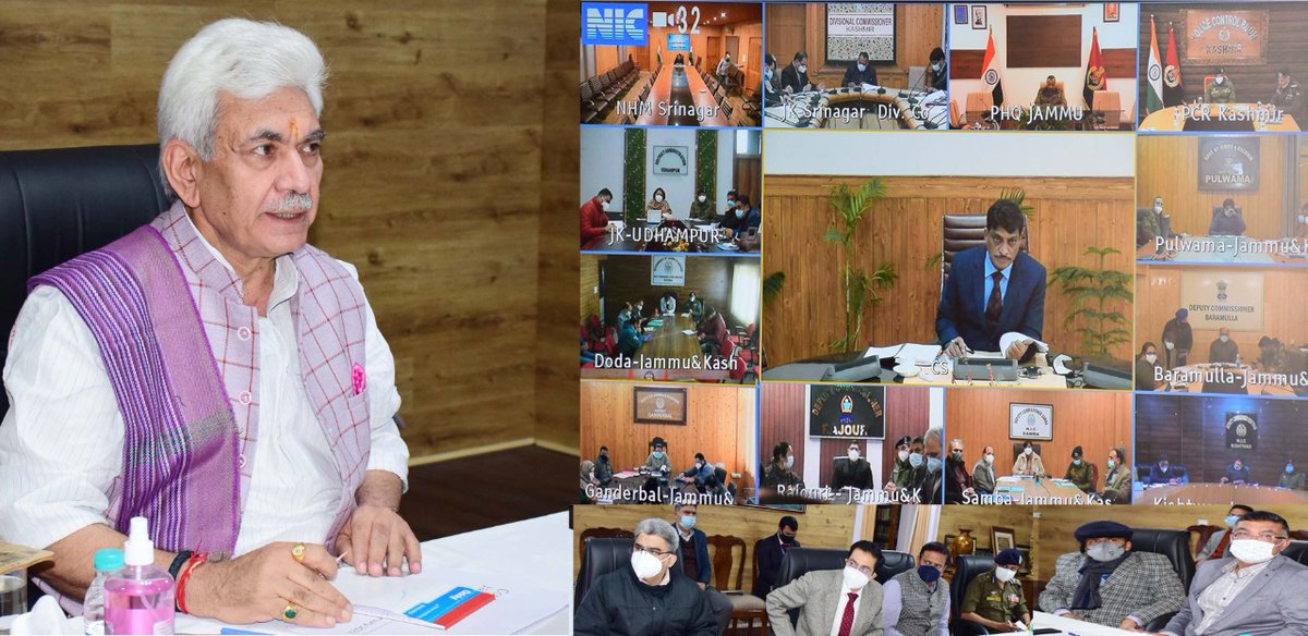 COVID situation improves; can reopen schools amid COVID SoPs: J&K LG Manoj Sinha Asian News Hub