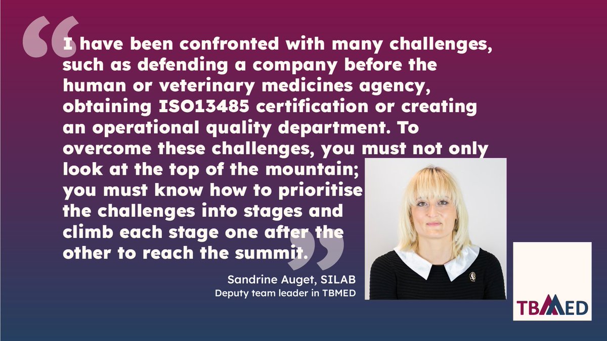 Great advice from Sandrine! 
You might be confronted with #obstacles and #challenges that you did not expect. But it feels great to overcome them!

#WomenInScienceDay #STEM