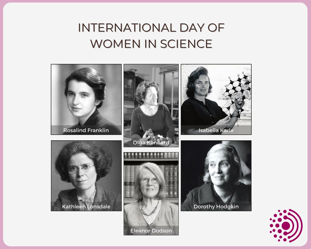 Today we are celebrating International Women in Science day. Below are some iconic women who impacted the field of structural biology, especially crystallography 💪👩‍🔬💎
How many have you heard of before?
#WomenInScience #WomeninScienceDay #crystallography #structutalbiology
