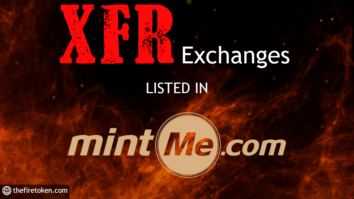 wXFR is now listed on MintMe Exchange!🚨🚨

Now, you can trade wXFR on MintMe exchange🔥 

And as a reward, you can buy wXFR at half its price!😮 

Hurry because there is a limited amount of tokens with this discount 😉 

You can trade it here: bit.ly/3gGMmzG

#crypto