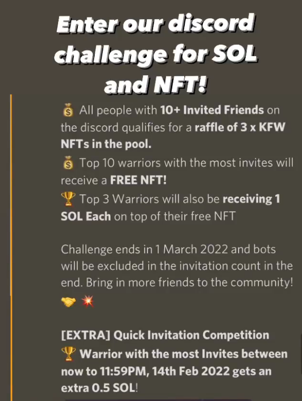 NFT Giveaways for 10+ Invites, Top 10 Invites, and Top 3 Invites on Discord. Everyone starts from 0!!!! LFG!!!!

discord.com/invite/3NRuj7x…

Comment on your favorite kung fu style below!🥋