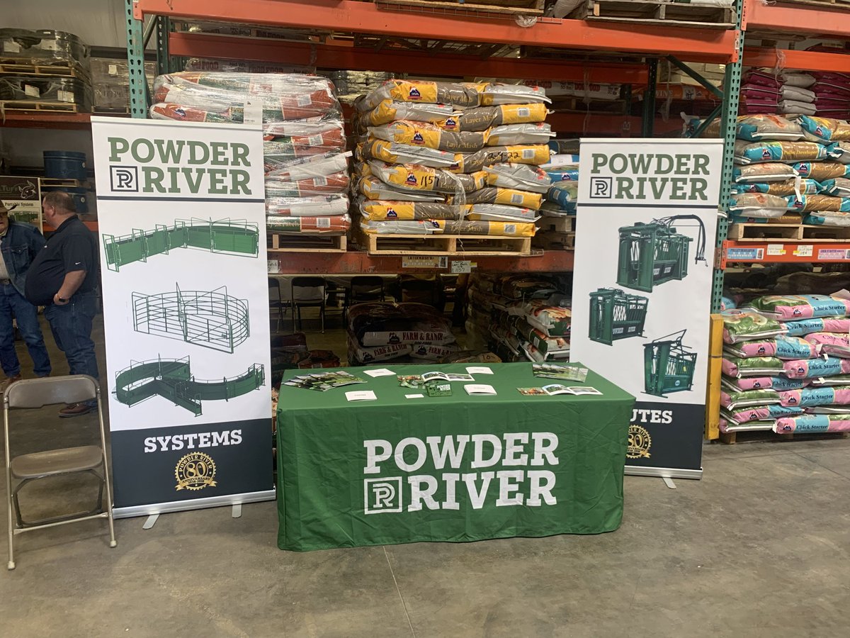 If you’re in the Price, UT area today, you can visit with Darrell from Powder River at IFA. He can answer all your product questions. See ya there!