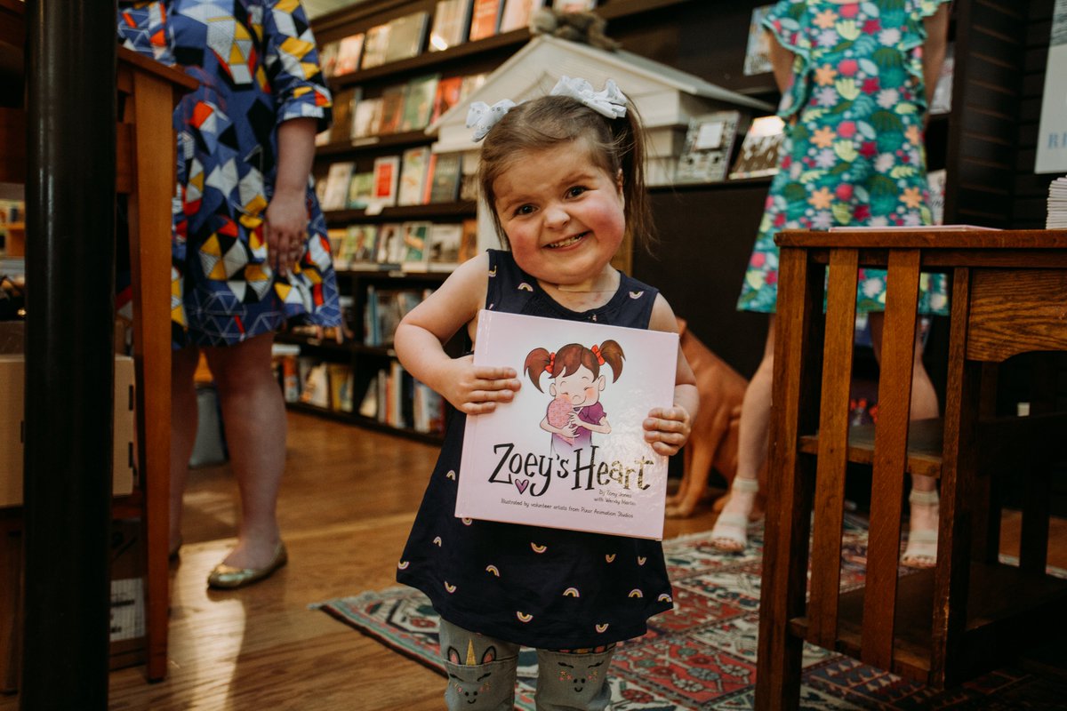 MakeAWishAZ's tweet image. Zoey is a little girl with a lot of fight who battles congenital heart disease. She wanted nothing more than to have a book written about her and her journey – which includes 13 surgeries. Thanks to your support, we were able to grant Zoey her wish! ❤️ 📖 #AmericanHeartMonth