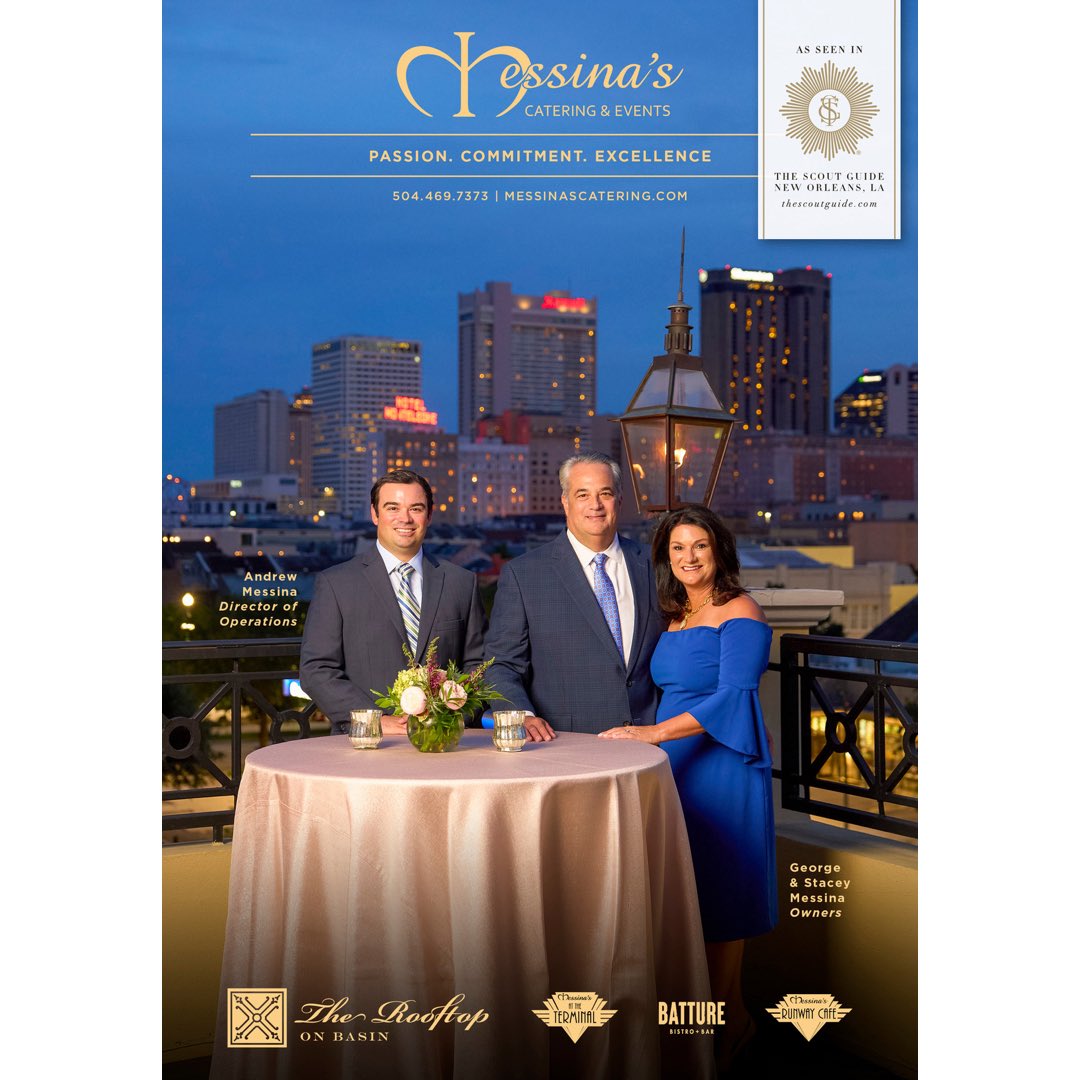 MessinasC's tweet image. SCOUTED // Messina’s Catering and Events is honored to be a part of The Scout Guide New Orleans Volume 10! We are experts in catering and passionate about perfection. Thank you, @tsgneworleans! 

#nolalocal #louisiana #scoutguide #tsgneworleans #neworleansfood #neworleanscatering