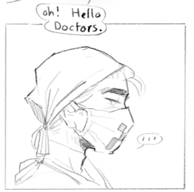 Come eat! I never posted the last part of the body guard au, so y'all missed out on Dr. Sam 