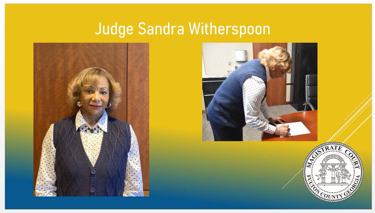 MagistrateFulCo's tweet photo. WELCOME Judges Ryan Locke, Nancy Mau, and Sandra Witherspoon. https://t.co/Gn5V27Vk4w