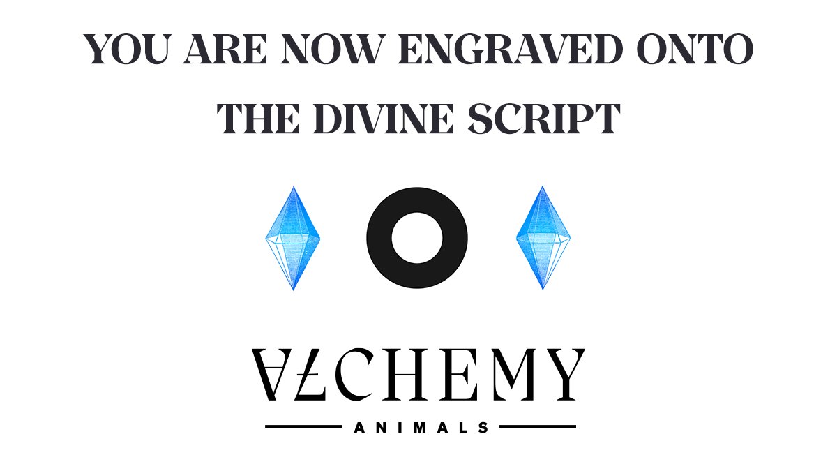 AlchemyAnimals's tweet image. @muratpak We listened: You are added to the WL manually. If you want to read up on our "sui generis" mechanics check out our thread:

We welcome you with open arms into the Discord, Partner.
discord.gg/alchemyanimals