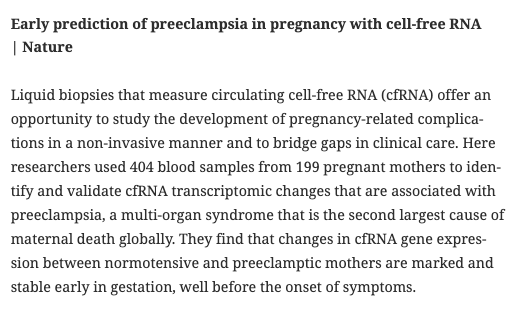 BioDecoded's tweet photo. BioDecoded Daily Digest | February 11 2022
https://t.co/SNDL7pX2CU
#genomics #CellFreeRNA #Bioinformatics https://t.co/zoAb125Ysm