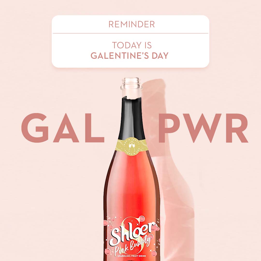 ShloerOfficial's tweet photo. A date might take you out for lunch, but your best mate takes your lunch. Happy Galentine's Day! 🥂💖
#GalentinesDay #ValentinesDay #BFF #Shloer #NonAlcoholic #Galentines https://t.co/3Vgh9BTvo6