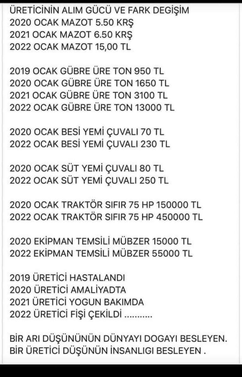 ETurkkmen's tweet photo. Üretim yoksa hiç bir şey olmaz...!!! https://t.co/TsPZL2wgNi