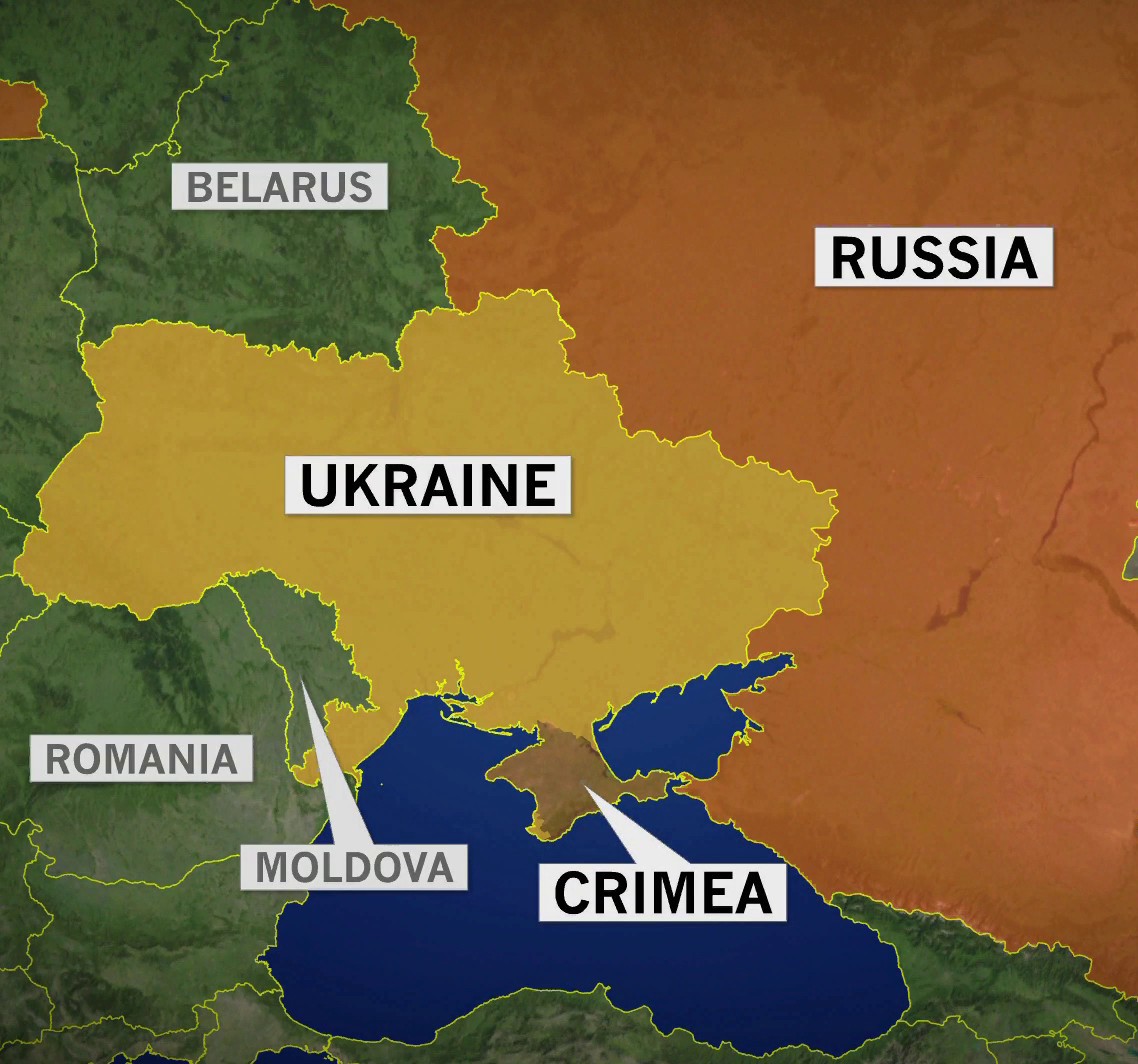 Russia-Ukraine map