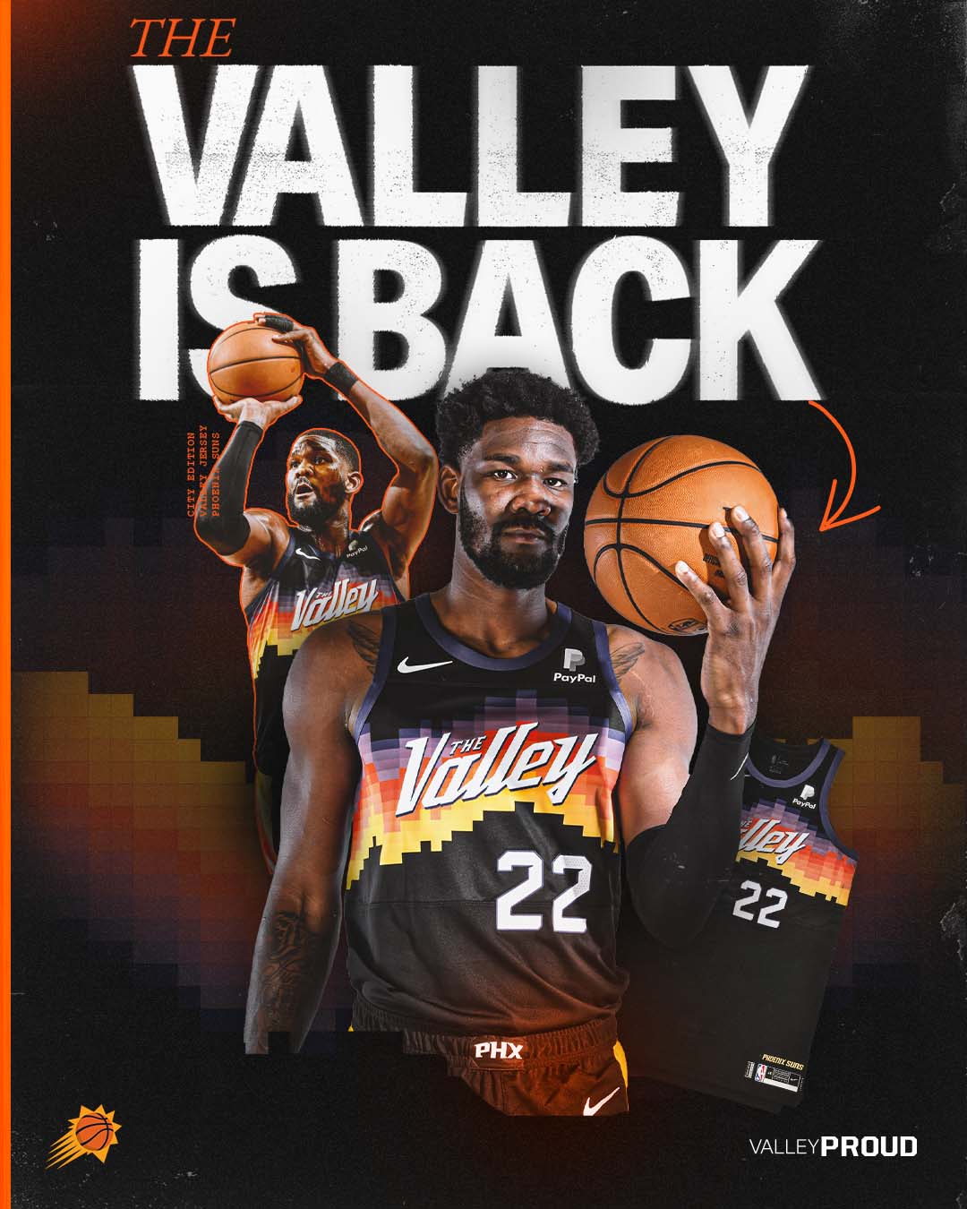 Phoenix Suns The Valley City Edition jerseys