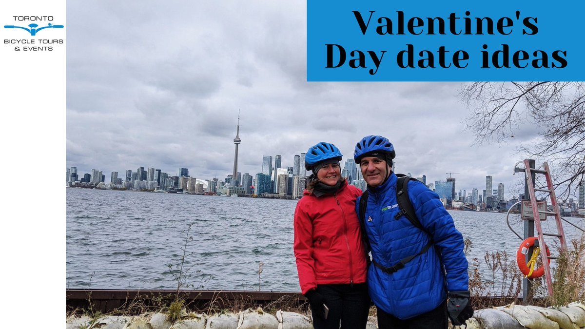 1) Try "Valentine's Day Menu" at CN Tower's 360 Restaurant🍨 
2) Have a cup of hot chocolate at the Hot Chocolate festival located at 28 Bathurst Street 🎄 
3) Make a reservation at Toronto Bicycle Tours for Sunday or Monday 😉 🚴 

See more ideas at bit.ly/3oHaFlr