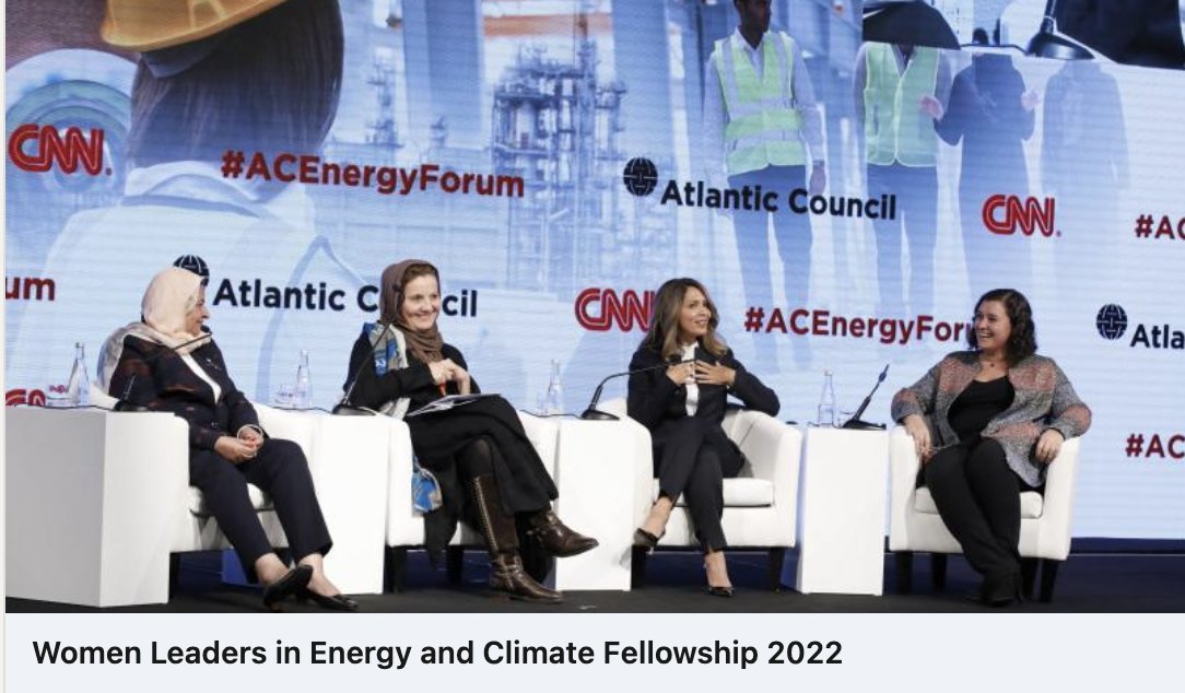 Hey #womeninenergy and #womeninclimate: Applications are now open for #ACEnergy's Women Leaders in #Energy and #Climate Fellowship!

📢atlanticcouncil.org/job-opportunit…

#LightsonWomen @WILEurope