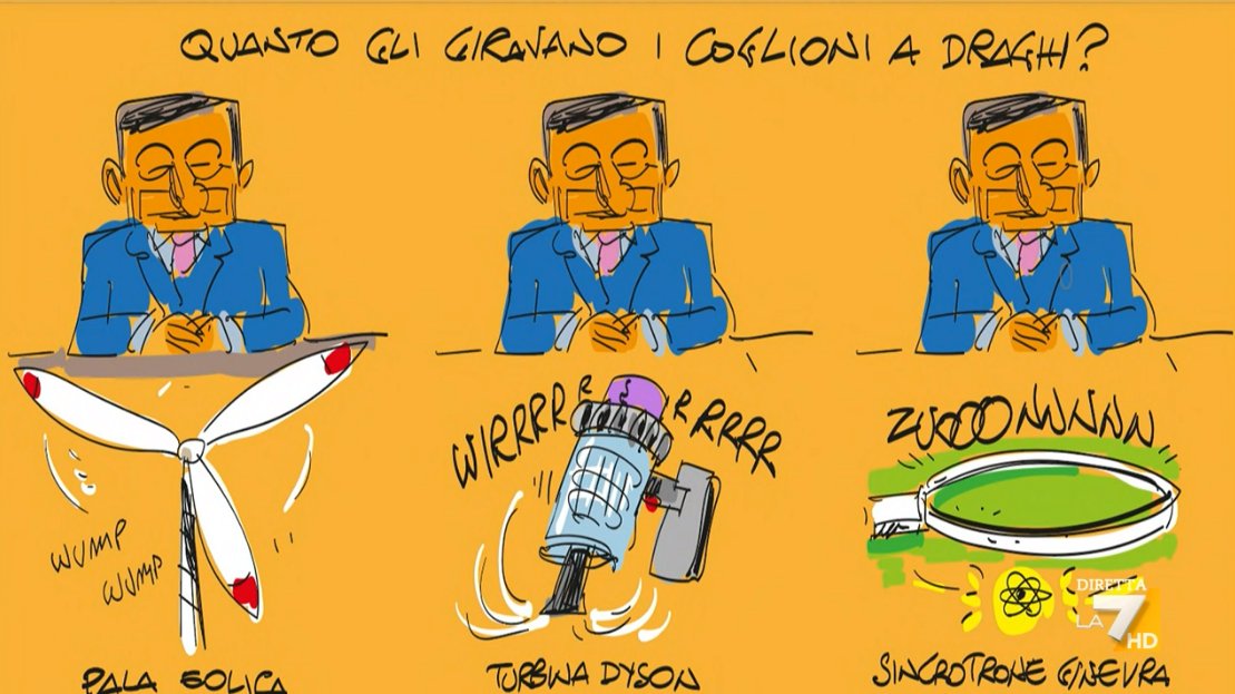 Che cosa ha colpito il gggenio <a href="/makkox/">makkox</a> in questa settimana

#propagandalive