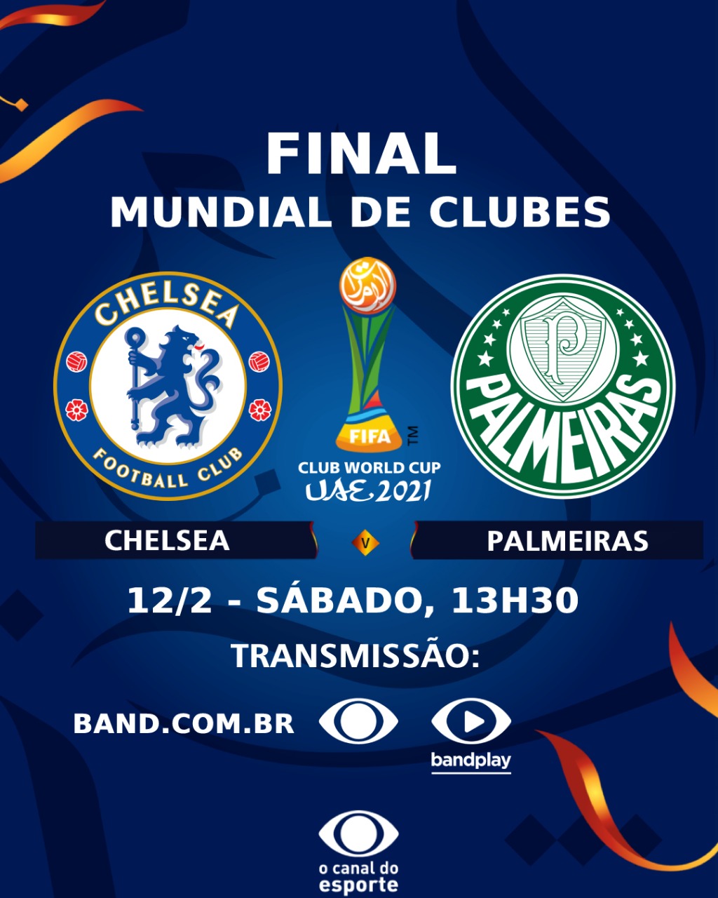 Mundial de Clubes da FIFA 2021 - Palmeiras x Chelsea na Final? 