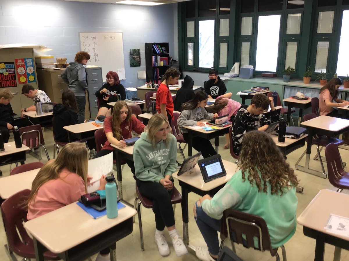 “We don’t like poetry” they said as they shared their original poems with each other.