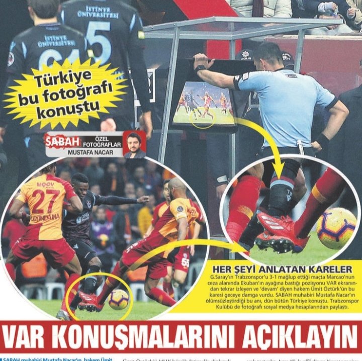 2 yıl önce bugün... Hakemlerin VAR' a rağmen yanlış karar verelebildiğini ilk kez belgelemiştim. Spor kamuoyunda büyük tepki çeken bu fotoğraf sonrası dönemin MHK başkanı istifa etmişti...

#Trabzonspor #Galatasaray #Beşiktaş #Fenerbahçe #Süperlig #Photojournalist