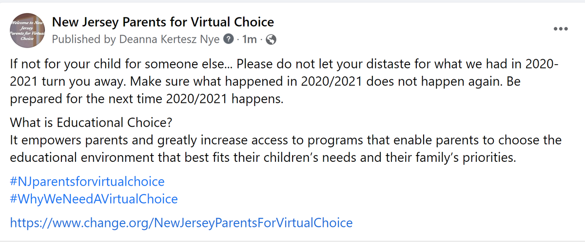 NjChoice's tweet photo. #njparentsforvirtualchoice #whyweneedvirtual #virtualoptionnow
https://t.co/JUvxcIHgvT
https://t.co/CeMrp67p51 https://t.co/C4ljz23gFU