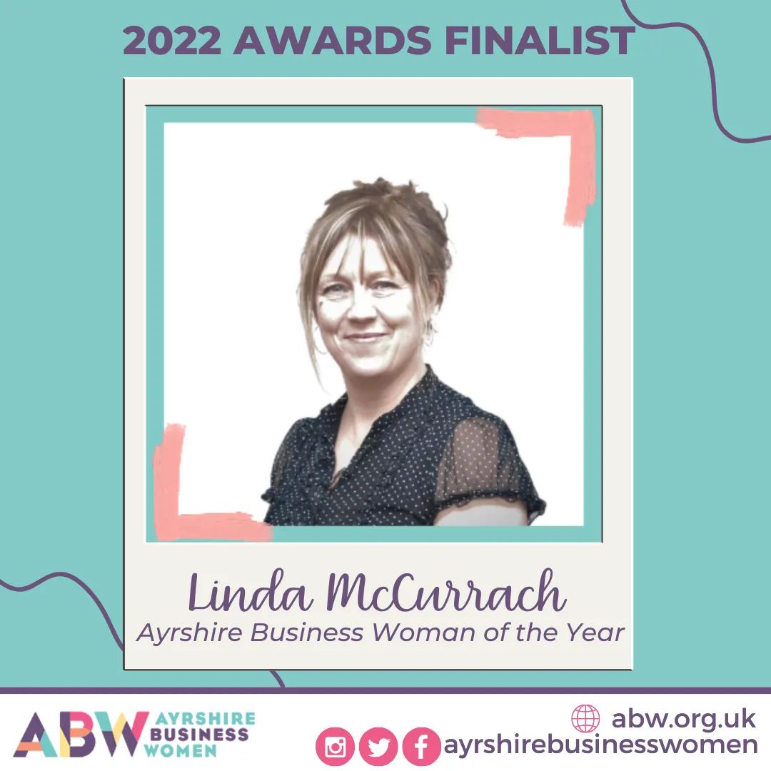 Congratulations for being chosen as a Finalist, 'Ayrshire Business Woman of the Year' Award for 2022 - Linda McCurrach, No-one Dies Alone Ayrshire...

"I am honoured to have been chosen as a finalist. I am delighted to have got this far!"