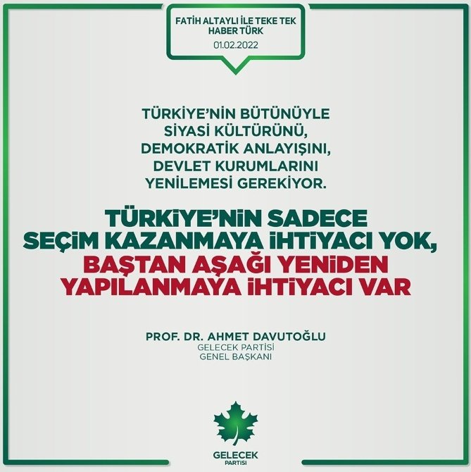 ilyaskocvan65's tweet photo. Liyakat Esaslı Adaletli Yönetim için GELECEK PARTİS�� var,
 Türkiye'de GELECEK var. 
@Ahmet_Davutoglu @selcukozdag @abdullahbasci @SelimTemurci @gencgelecekvan @mnedimyamali @feramuzustun @dunya20101 @Karabiyik_A @ankara_kusu @hakverdialtug @recepvarol73 @AliPulcu @gelecek_tusba https://t.co/j7ubGAOlRG