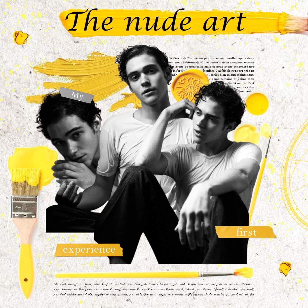 magiejaune's tweet photo. ⭐️. ⟶             

                      ⁞ ⁜ 𝐍𝐮𝐝𝐞 𝐚𝐫𝐭 : 🎨 ❜
                ◜ ヌード ◞ 𝑙𝑖𝑘𝑒 𝑎 𝑚𝑜𝑑𝑒𝑙 ⤦

❝ Verte desnudo y mostrárselo a la gente, es aceptarte tal y como eres, tanto lo bonito como lo feo. ❞ https://t.co/dPmD8tRPcr