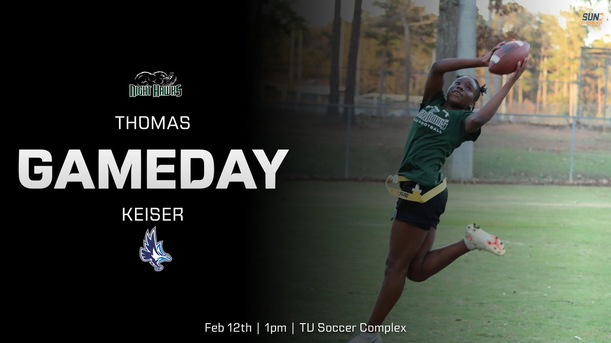 nighthawkswflag's tweet photo. THE WAIT IS OVERRR ‼️🙌

📆: Feb 12th 
🆚: @Keiser_WFlagFB 
⏰: 1pm EST
📍: TU Soccer Complex
🖥: https://t.co/I96NNWY6VG https://t.co/a8j1QzKBfO