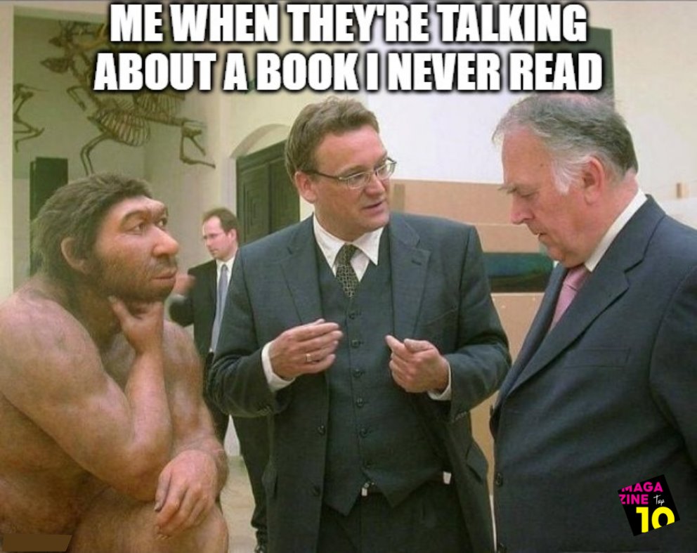 TopTen_Magazine's tweet photo. 🤔🤔🤔🤔🤔🤔😂
Keep up with us for more entertainment news and updates!
Visit our website: https://t.co/O9YJJ8HDHb
#TopTenMagazine #Entertainment #memes #books #bookmemes #AuthorsOfTwitter https://t.co/GRcoDic78h