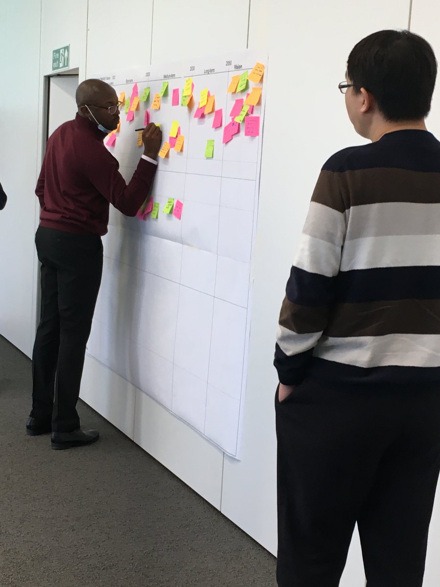 BorysFellows's tweet photo. A fascinating and productive roadmapping workshop with @IfMCambridge today!

Learning about strategic planning and applying it to our pod project ideas! 🌍 https://t.co/jUwHenxBOY
