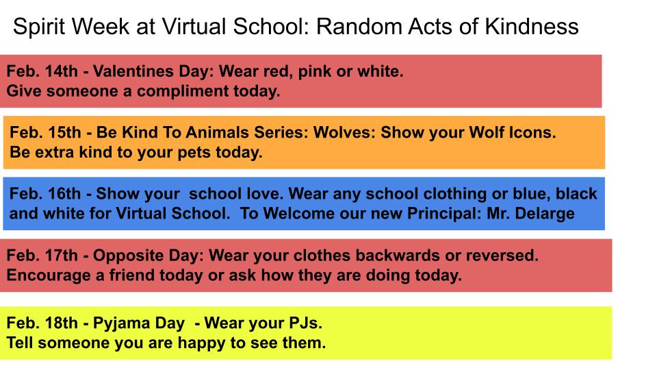 JenMullins5's tweet photo. Get Ready for Spirit Week at Virtual School! https://t.co/h1UqmRDH60