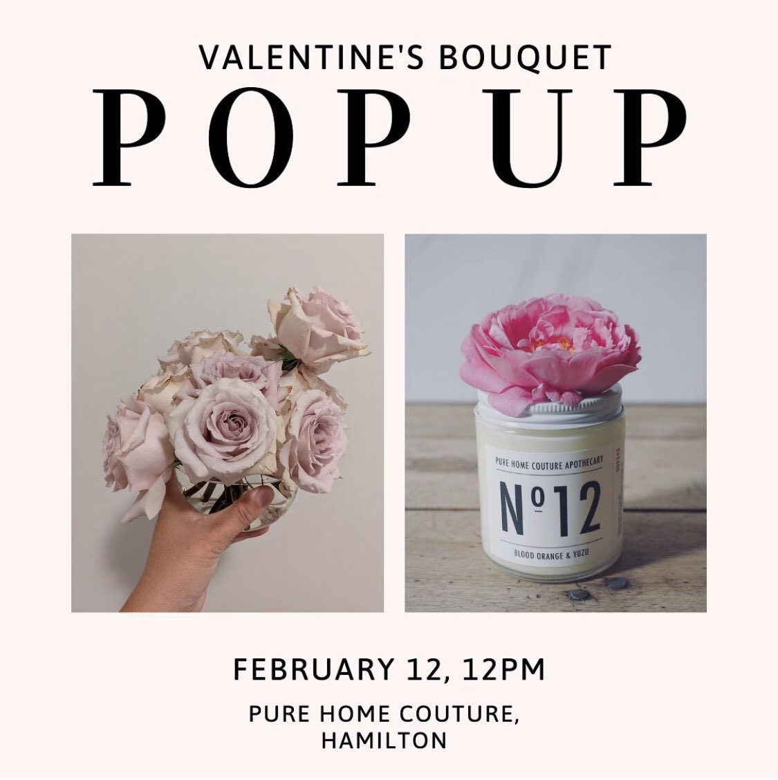 Pure_on_Locke's tweet photo. We love flowers so much, we couldn’t think of a better time to host a pop-up tomorrow at Pure with @shopthegirlfloral  They will be setting up a Fresh Flower market in our foyer tomorrow at 12 noon filled with their prettiest pink and white hand-tied posies and grab-and-go 💘 https://t.co/CnhKe7t61u