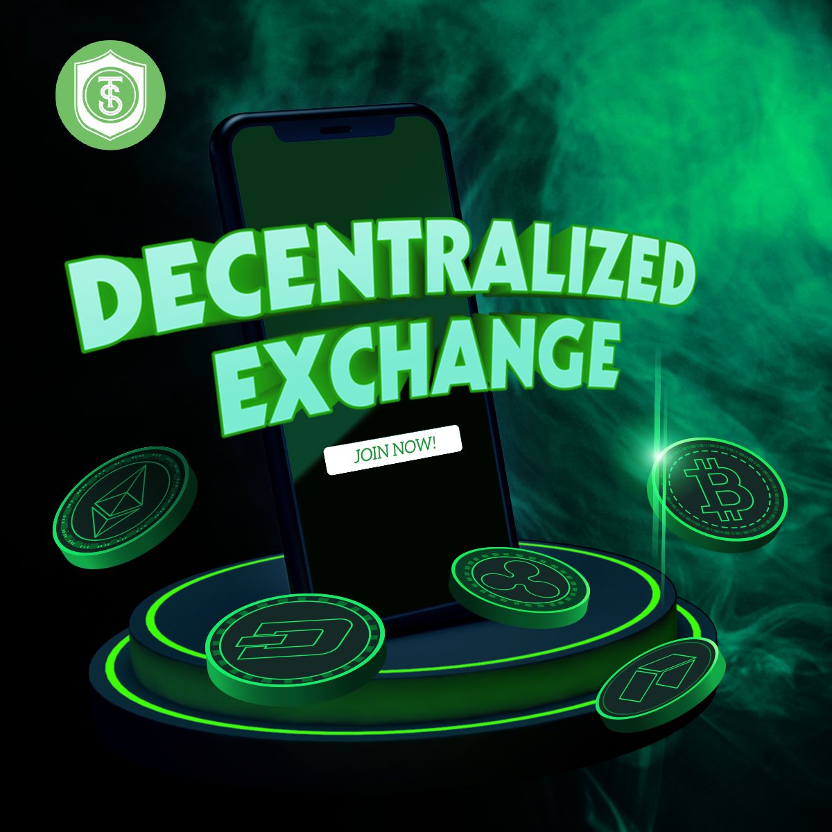 TokenStand's tweet photo. Decentralized Exchange! TokenStand!🚀🚀
#tokenstand #blockchain #crypto #NFTs https://t.co/7RXDOVhQNQ