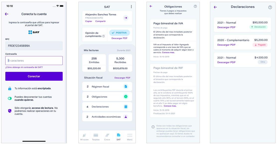 LuisRubenCT's tweet photo. Grandes noticias de @zenfi_mx 🔥🔥🔥 

Ya nos conectamos al SAT y puedes consultar tu situación fiscal🤩

-Facturas emitidas y recibidas
-Declaraciones anuales
-Regímenes y obligaciones

Inclusive puede descargar Opinión de Cumplimiento y saber si tienes pendientes con el SAT😲🤯 https://t.co/B872fcf2BX