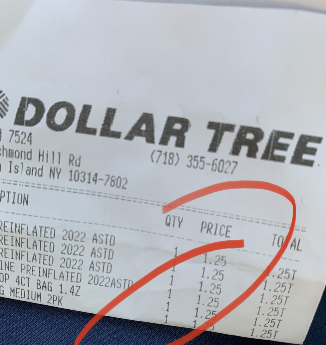 Suzyqhart's tweet photo. Joe Biden’s Dollar Tree. $1.25 @RuthlessPodcast @ComfortablySmug @HolmesJosh @MichaelDuncan https://t.co/n7m7T4snOi