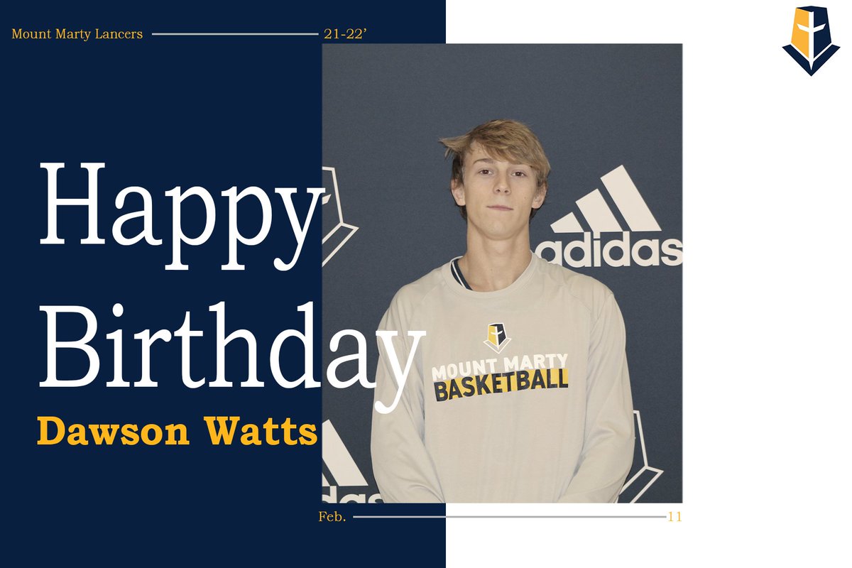 Happy Birthday to freshman guard <a href="/dawson_w15/">Dawson Watts</a>! #HappyBirthday #MountUp 🎂🎈