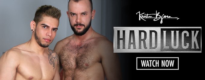 'HARD LUCK' Becomes Good Luck When Hotties Meet in @kristenbjorn's Hunky New HD Feature, Starring @ManuelSkyexxx