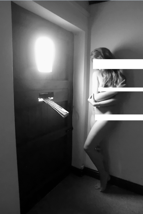 Dora Way. Censored for online reproduction. #aesthetic #artnude #blackandwhite #bodypositive #daybreak #redhair #redhead #eatclean #fantasy #fotografia #fitness #goddess #SackJohnson  #ketodiet #lofi #vegans #monochrome #nudist #nude #posingnude #portraitphotography #risktaker