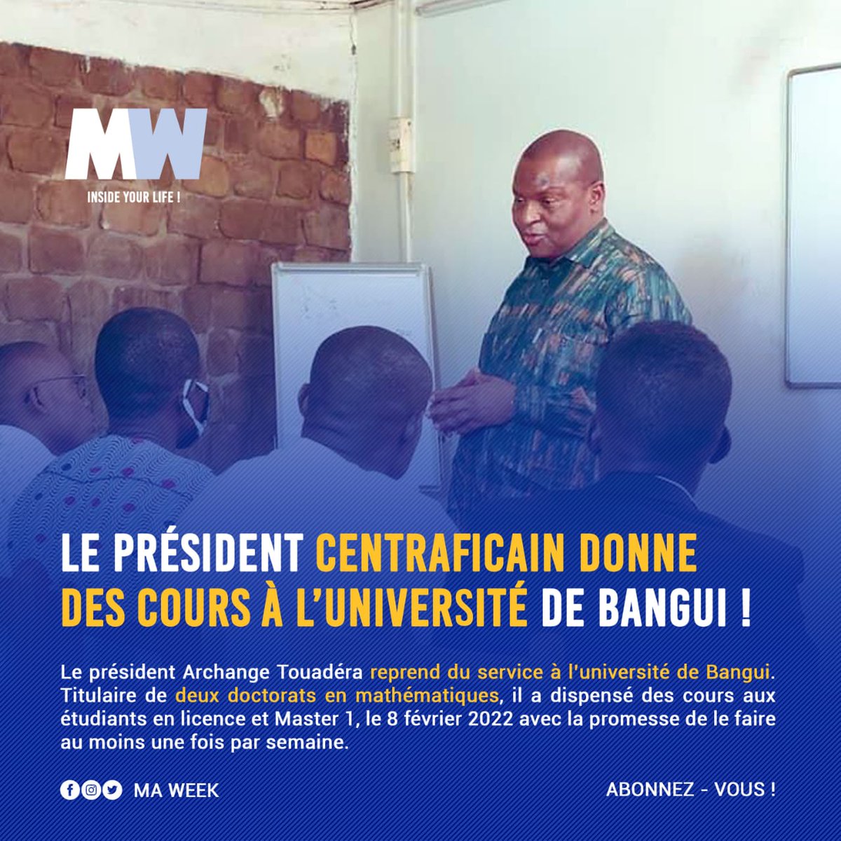 MA WEEK - Français tweet media